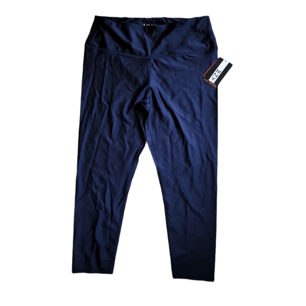 MNY blue shimmer legging size XL